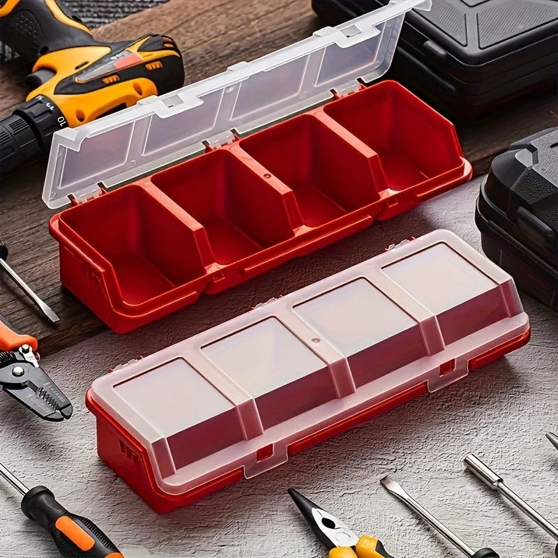 Electronics Gadgets And Accessories - 多区画ハードウェア収納ボックス、ネジ小物整理ケース、電子部品分類容器、収納アクセサリー