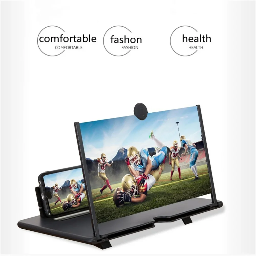 Digital Magnifier Reading - 多機能12/10インチHD携帯電話スクリーン拡大鏡＆スマホホルダー、スクリーンビデオアンプ、拡大スクリーン、スマホスタンド