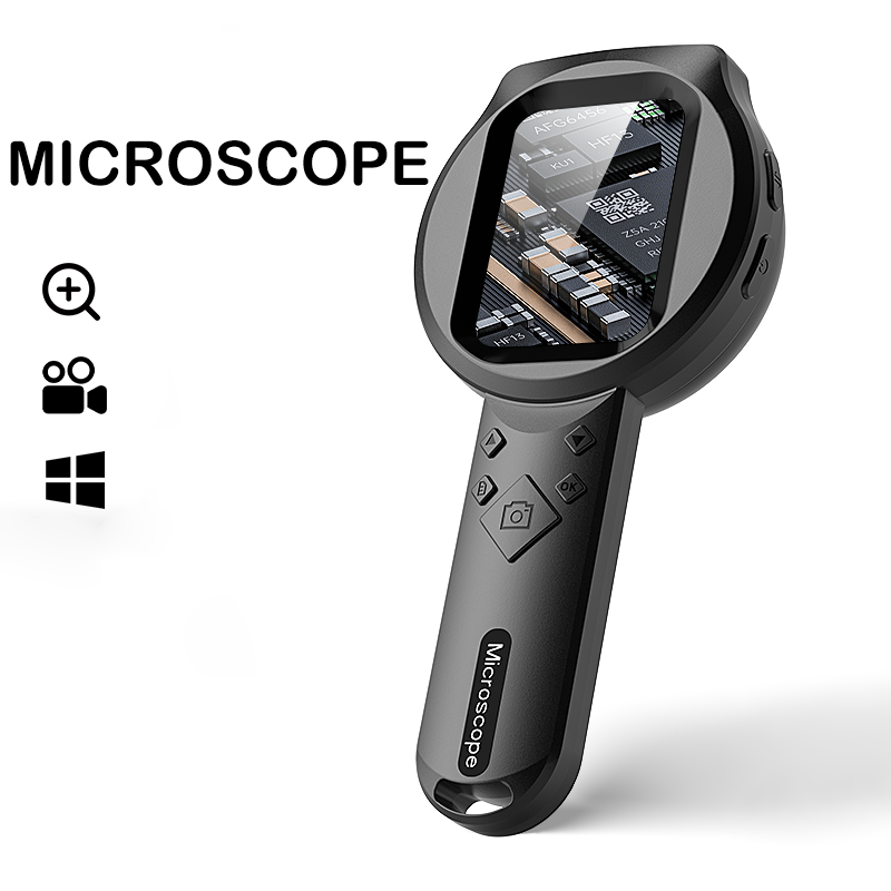 Digital Magnifier Reading - 2.8インチ画面HDデジタル顕微鏡可変光色拡大鏡100倍ハンドヘルド顕微鏡