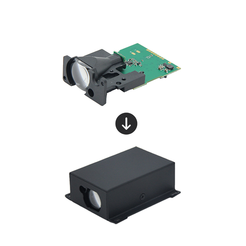 Laser Distance Measure - 屋外用レーザー距離計 100m精度 1mm RS232モジュール レンジファインダー レーザー測距センサー