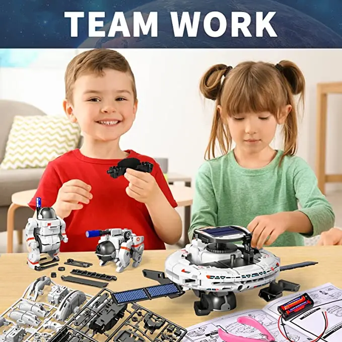 12 in 1 科学実験ソーラーロボットおもちゃ DIY ビ - Electronics Gadgets For Kids のレビューと価格