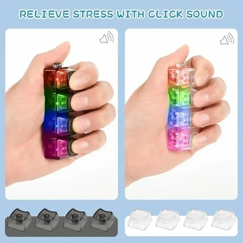 LEDキーボードキーホルダー ///フィジェットトイ クリス - Electronics Gadgets For Kids のレビューと価格
