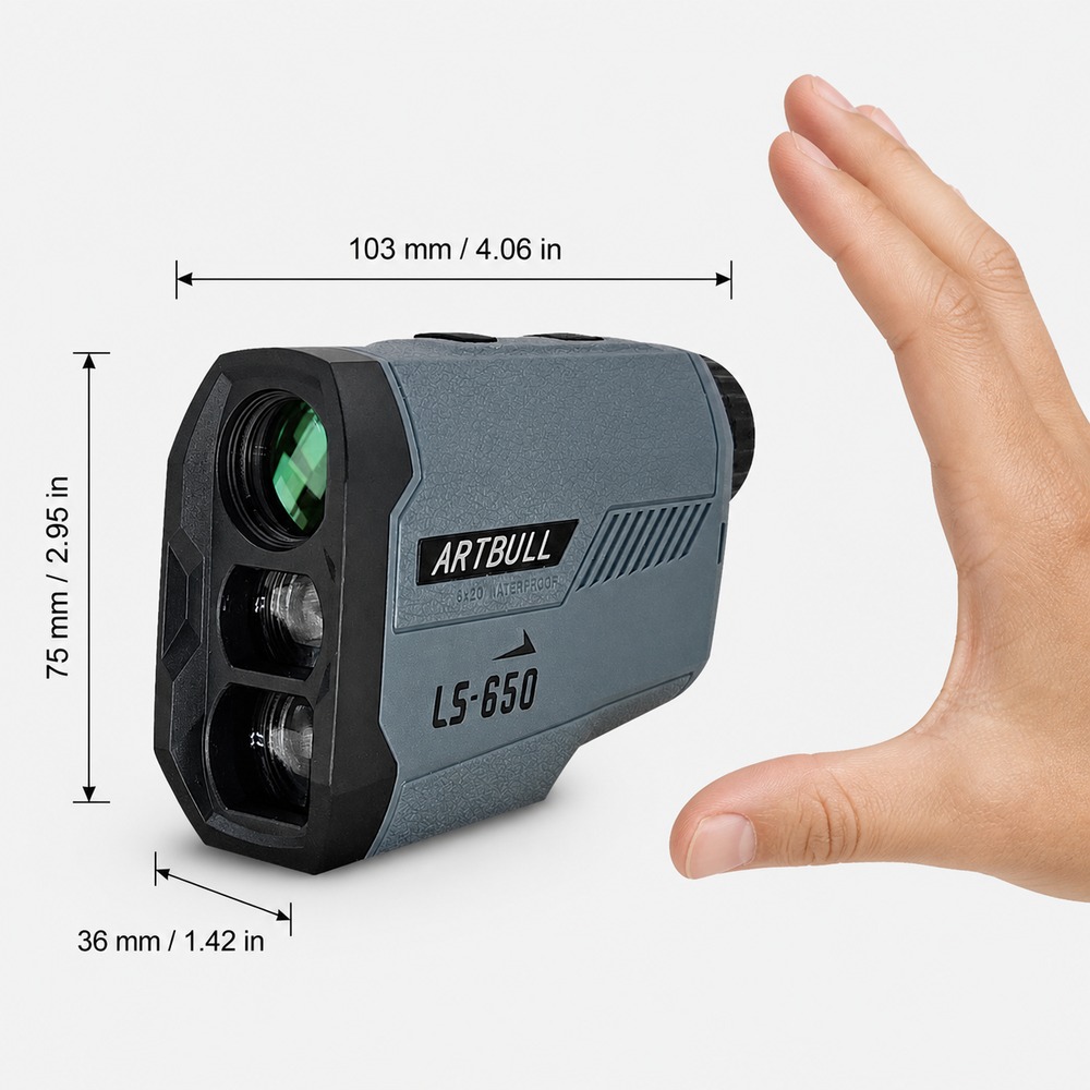 ゴルフ距離計 650m 6X20 レーザー距離計 スロープモ - Laser Distance Measure のレビューと価格