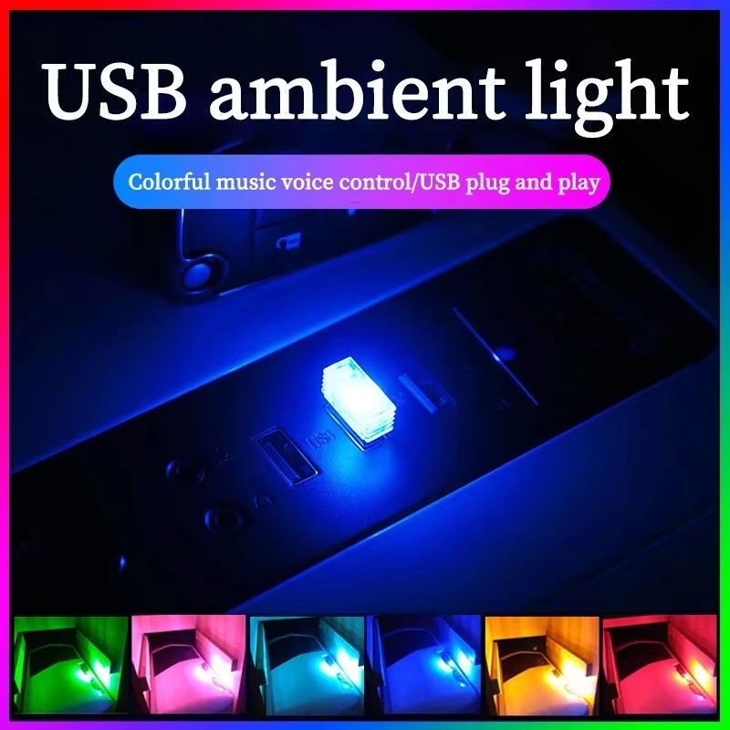 1/4個 ミニUSB LEDカーライト 車内雰囲気照明 緊急 - Electronics Gadgets And Accessories のレビューと価格