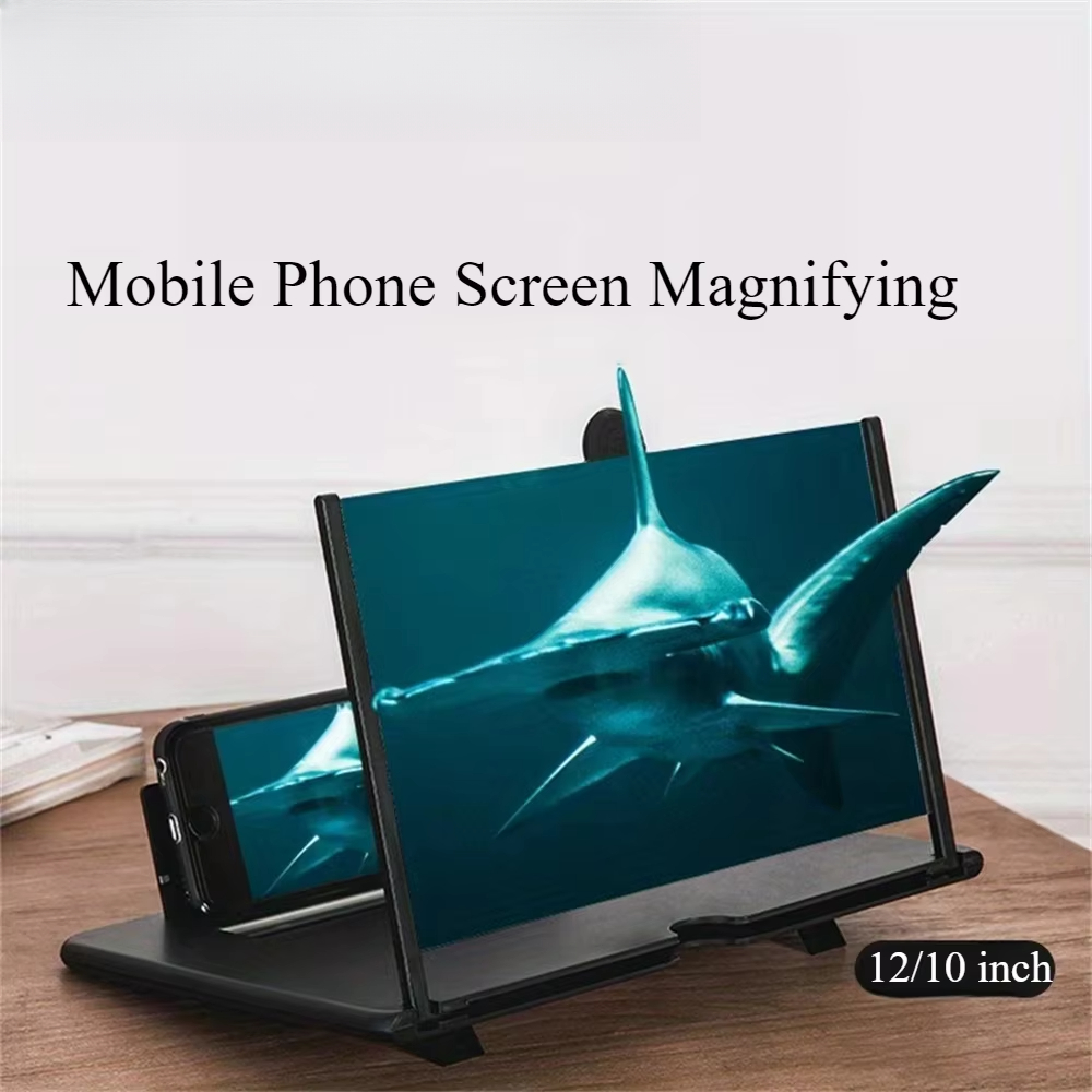 多機能12/10インチHD携帯電話スクリーン拡大鏡＆スマホホ - Digital Magnifier Reading のレビューと価格