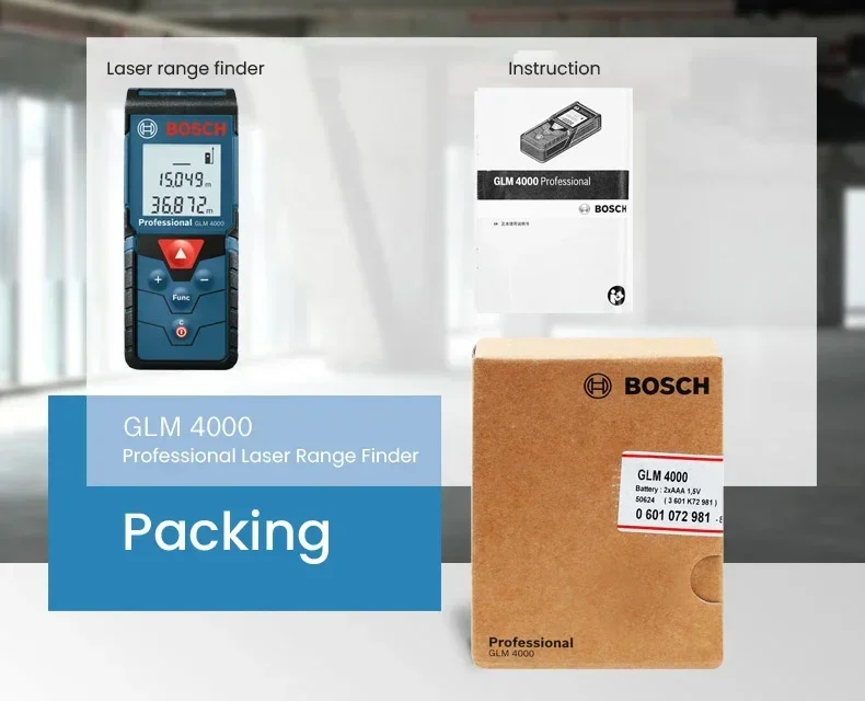ボッシュ GLM 4000 レーザー距離計 デジタルテープメ - Laser Distance Measure のレビューと価格