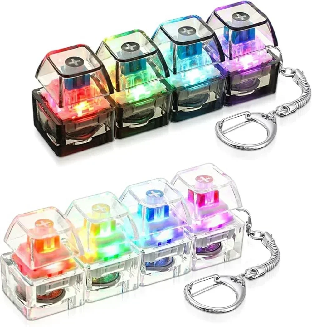 LED キーボードキーホルダー フィジェットトイ クリスタル - Electronics Gadgets For Kids のレビューと価格