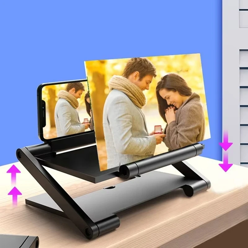 新型3Dスクリーンアンプ 携帯電話スクリーンビデオ拡大鏡 H - Digital Magnifier Reading のレビューと価格