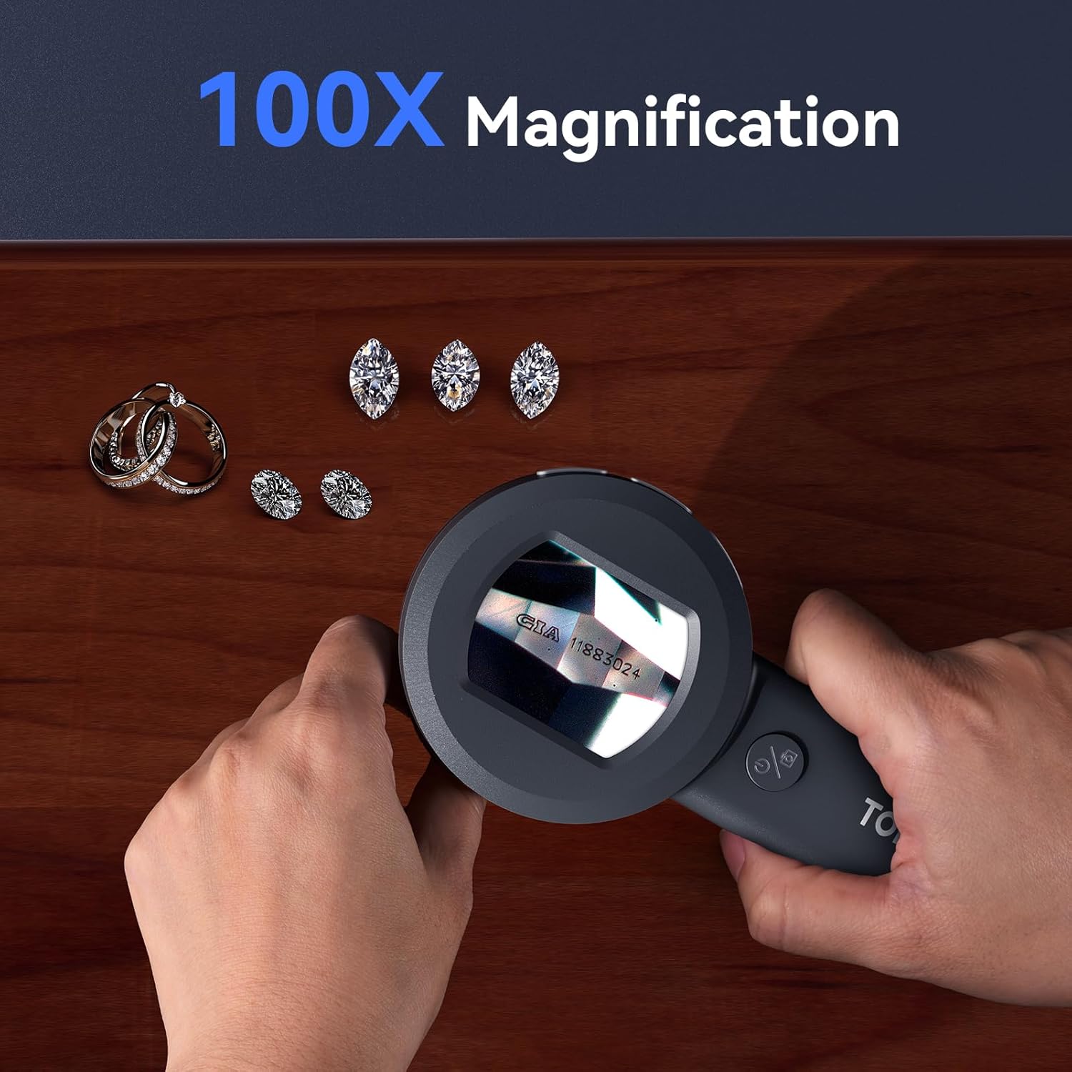 TOMLOV P10 キッズ顕微鏡 デジタルポータブル 10 - Digital Magnifier Reading のレビューと価格