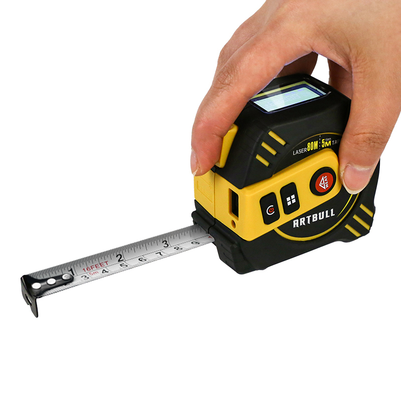 3in1多機能レーザーテープ距離計 40m（5mテープ付き） - Laser Distance Measure のレビューと価格