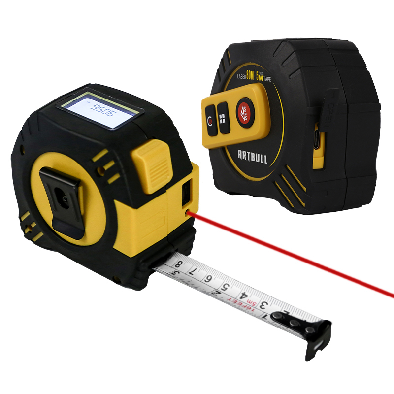 3in1多機能レーザーテープ距離計 40m（5mテープ付き） - Laser Distance Measure のレビューと価格