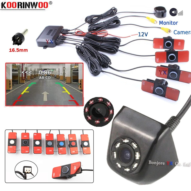 パークトロニック支援車 4 バックレーダー検出装置 リアカメ - Electronics Gadgets Wholesale のレビューと価格