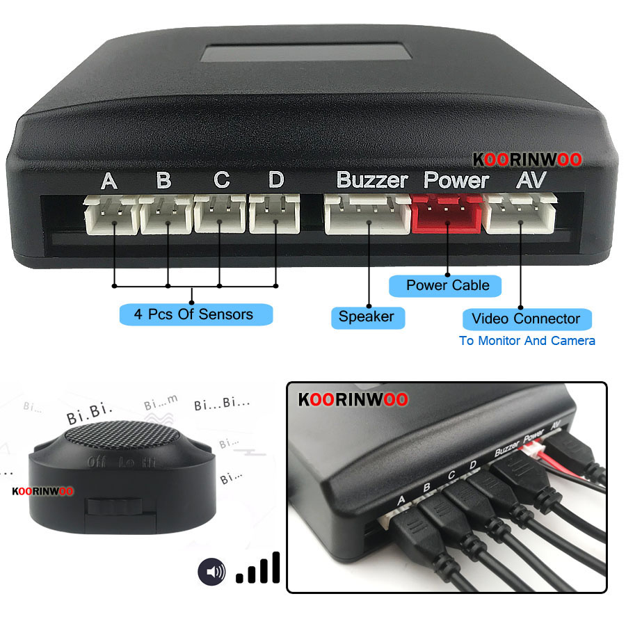 パークトロニック支援車 4 バックレーダー検出装置 リアカメ - Electronics Gadgets Wholesale のレビューと価格