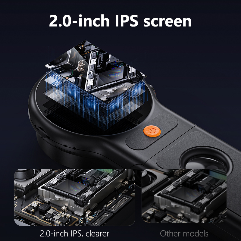 オートフォーカス 500X デジタル顕微鏡 8LED 2MP - Digital Magnifier Reading のレビューと価格