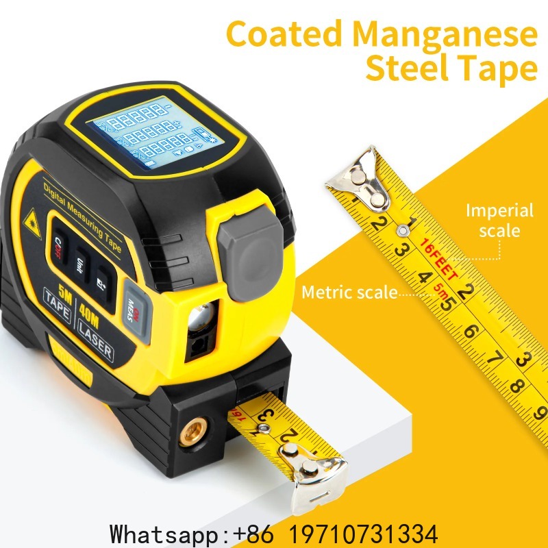 デジタルレーザー距離計 3in1 40M/60M 距離計 5 - Laser Distance Measure のレビューと価格